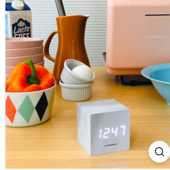 Cloudnola Block Clock - Cube Alarm Clock - Picture 2 of 6